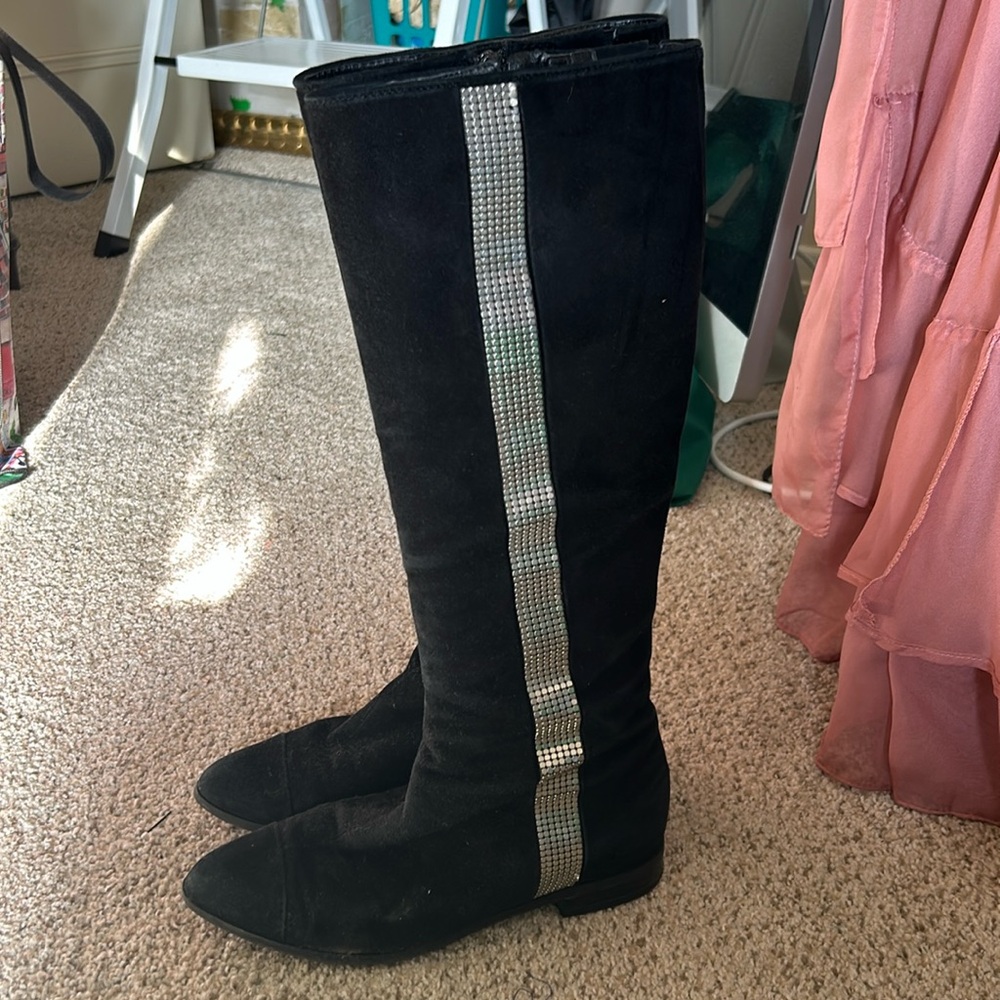 Nine West Size 5 Tall Suede Boots